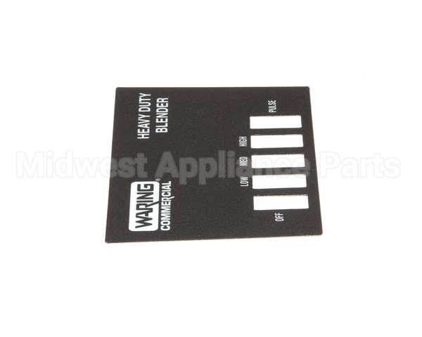 026724 Waring Name Plate