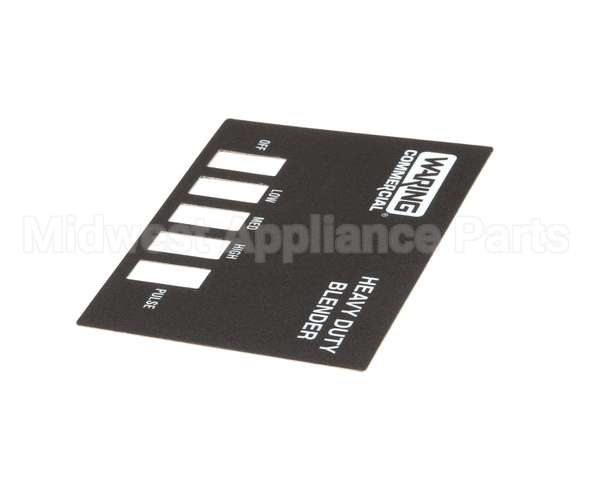 026724 Waring Name Plate