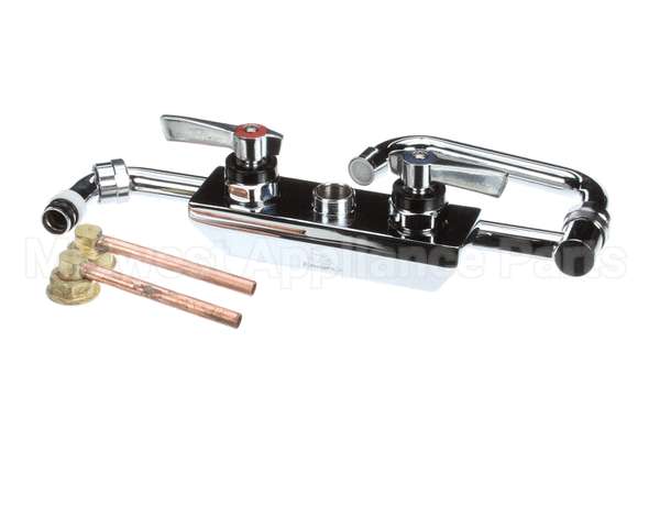 03000465 Glastender Faucet, Backsplash Mount With 18" Double