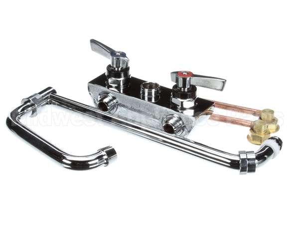 03000465 Glastender Faucet, Backsplash Mount With 18" Double