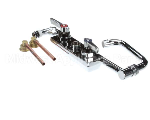 03000465 Glastender Faucet, Backsplash Mount With 18" Double