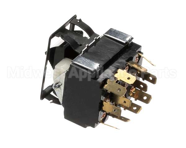 03356.0003 Bunn Switch,4Pdt 250V Blk W/Blk Bzl