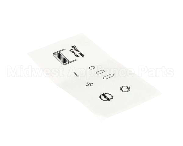 04.HU0064.002 Grindmaster Cecilware Karma Control Panel Sticker