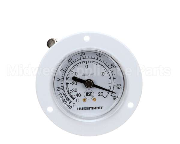 0443312 Hussmann Thermometer-2 Dial White