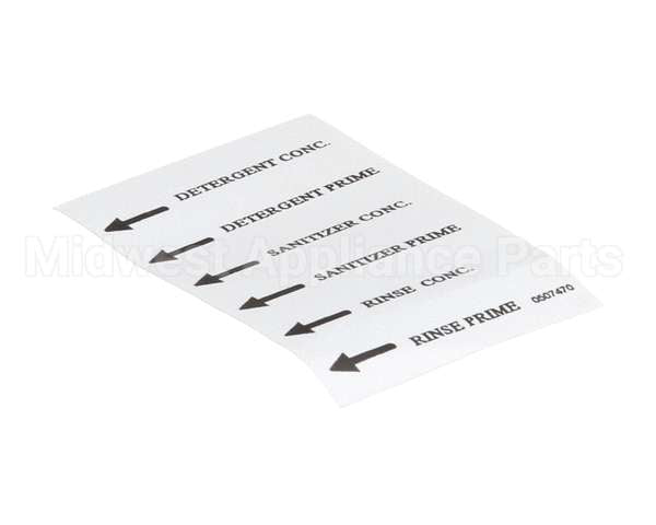 0507470 Champion - Moyer Diebel Label, Injector Prime Df/Sw