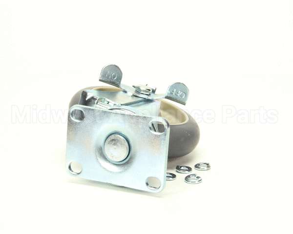 0569306BK Cres Cor Caster Kit, 5D, Plt, W/Brake