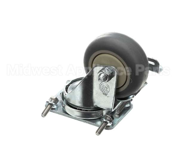 0569313BK Cres Cor Caster Kit, 3" Dia, Plate