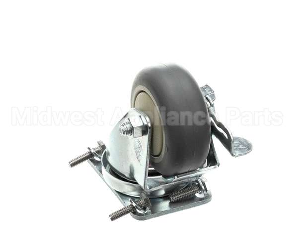 0569313BK Cres Cor Caster Kit, 3" Dia, Plate