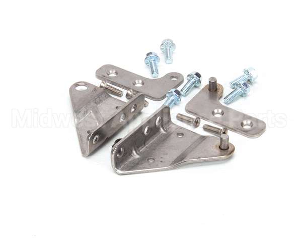 06001372 Glastender Hinge Set And Brackets, 180^ Swing, 1-1/