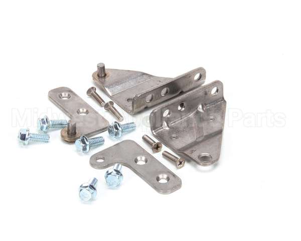 06001372 Glastender Hinge Set And Brackets, 180^ Swing, 1-1/