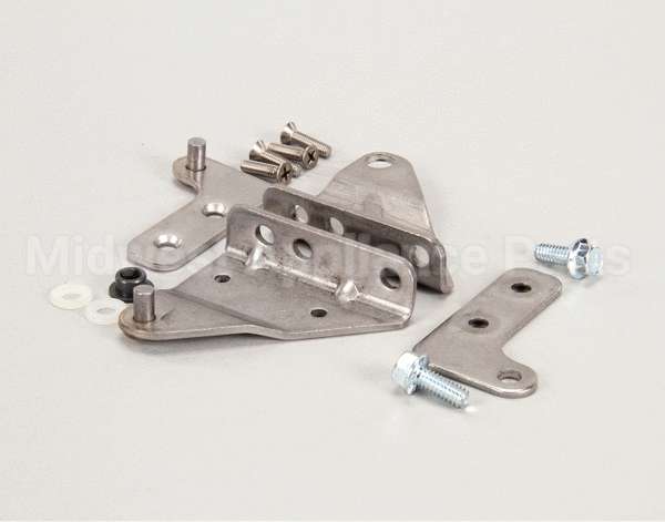 06001373 Glastender Hinge Set And Brackets, 180^ Swing, 1-1/