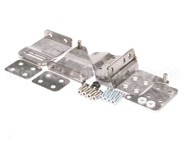 06001376 Glastender Hinge Set And Brackets For Wood Doors, 1