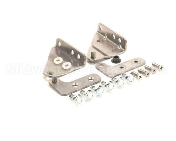 06006207 Glastender Hinge Set And Brackets, 180^ Swing, 2 Wa