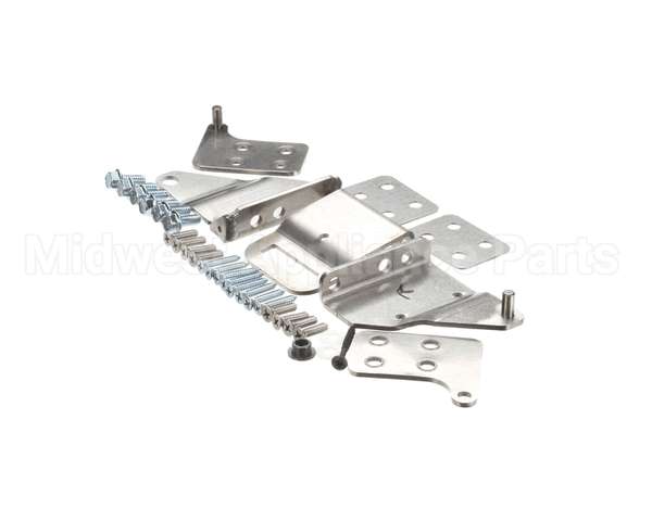 06006596 Glastender Hinge Set And Brackets For Wood Doors, 1