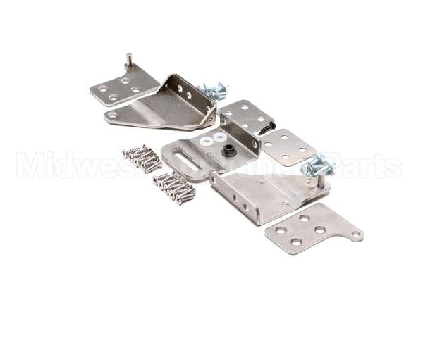 06006597 Glastender Hinge Set And Brackets For Wood Doors, 1