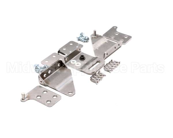 06006597 Glastender Hinge Set And Brackets For Wood Doors, 1