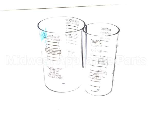 066273-UV Taylor Freezers Cup-Calibration C029 Ice/Mix