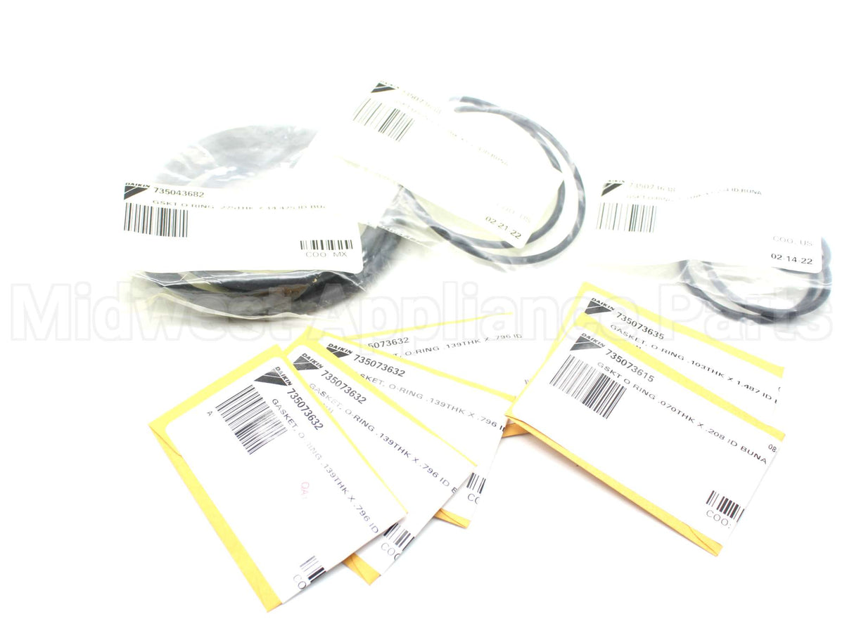 071541202 Daikin-Mcquay O-Ring Kit For Oil Pump