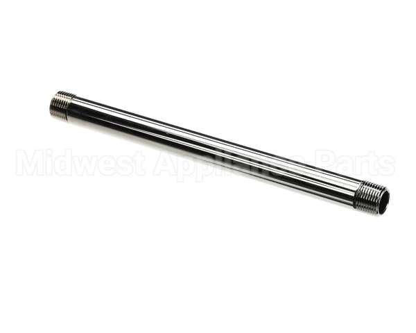 078X T&S Brass Riser, 3/8 Npt X 8 Long (Chrome Plated)