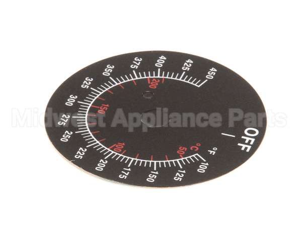 08-5839 Market Forge Label Dial Temp
