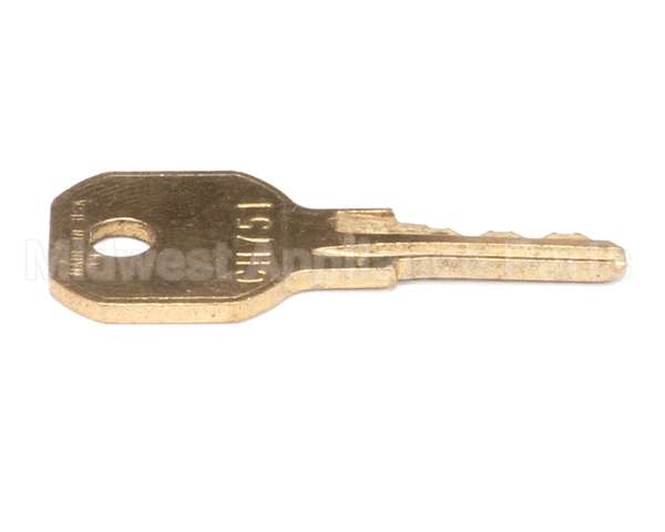 08000225 Glastender Key, #Ch751, For Slide Top Lock (0700022