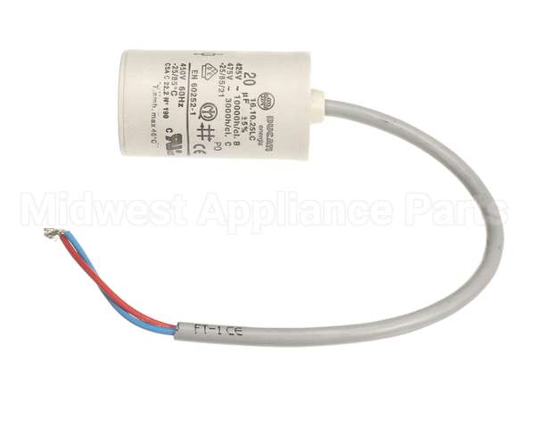 0C8727 Electrolux Professional Capacitor, 20Mf