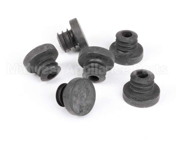 0D1609 Electrolux Professional Rubber Foot, 6 Pieces