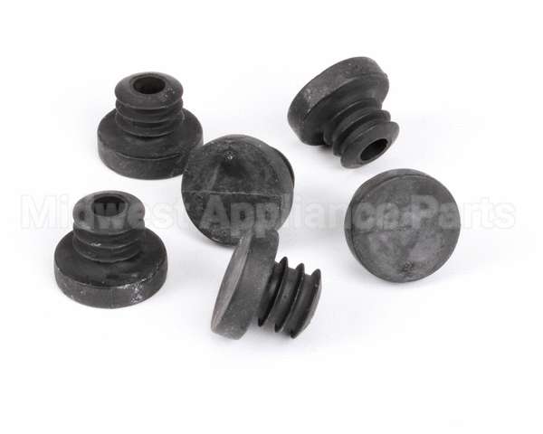 0D1609 Electrolux Professional Rubber Foot, 6 Pieces