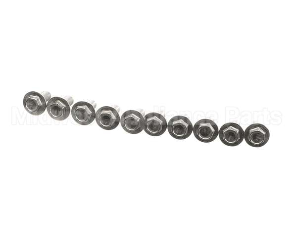 0D2901 Electrolux Professional Screw H Base 6X16 Stless Stl Set X10