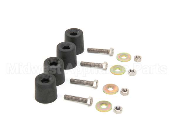 0D3417 Electrolux Professional Foot Assembly Trs Set X4