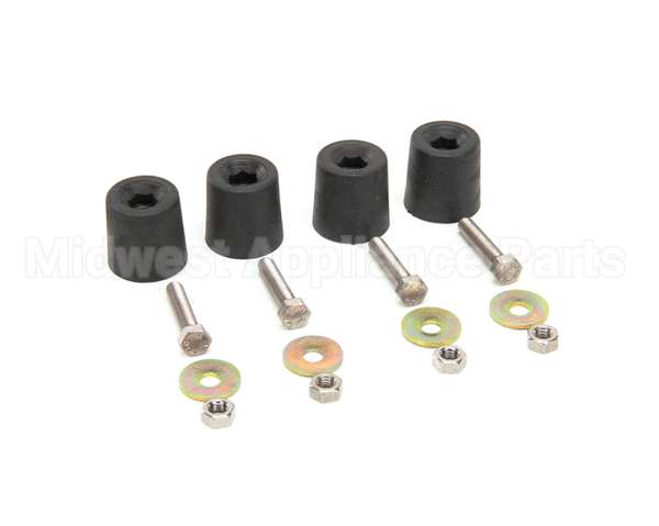 0D3417 Electrolux Professional Foot Assembly Trs Set X4