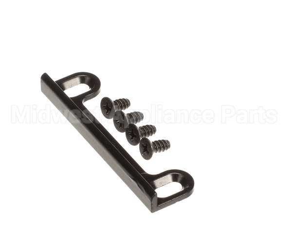 10-16666-0002 Anthony International End Door Lock Strike Plate - Blk