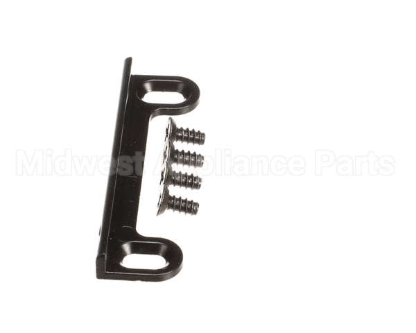 10-16666-0002 Anthony International End Door Lock Strike Plate - Blk