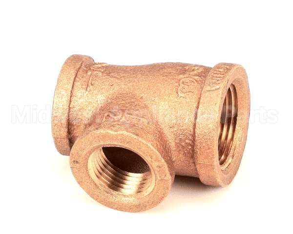 10-2584 Market Forge Tee Brass 3/4X1/2X1/2