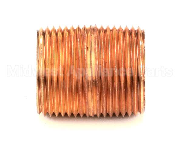 10-8287 Market Forge Close Nipple 1 Ips, Brass