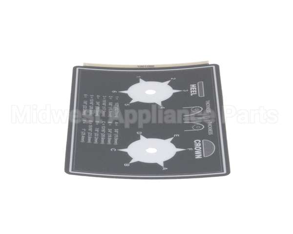 1001069 Antunes Label, Dial Compression