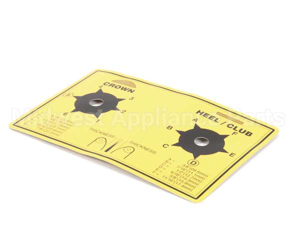 1001118 Antunes Label, Dial Compression