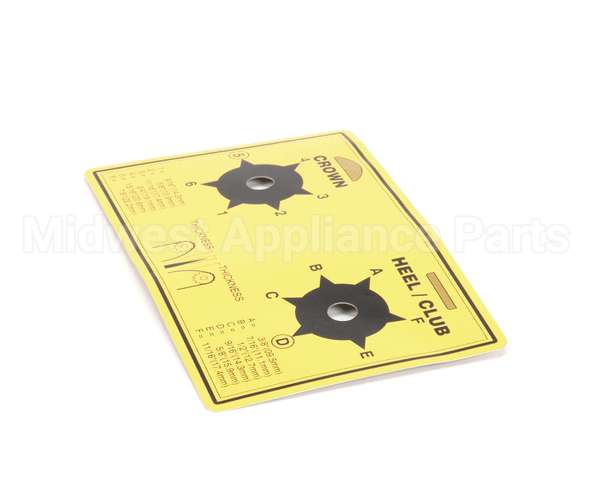 1001118 Antunes Label, Dial Compression