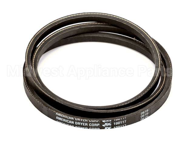 100117 American Dryer Laundry 4L620R V Belt