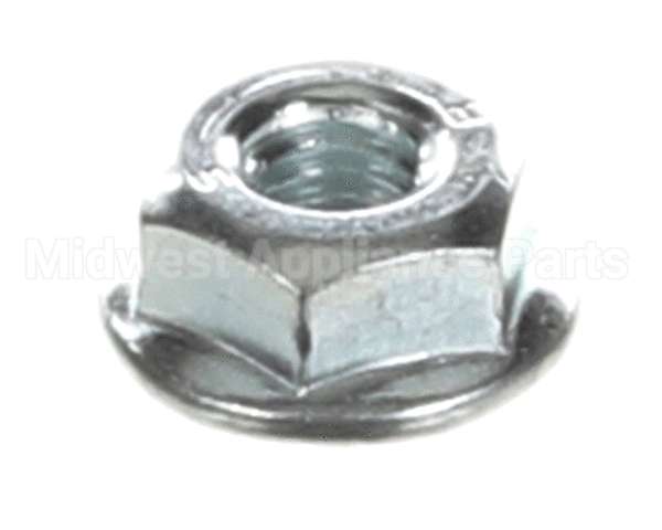 100913 Turbochef Nut, #10-32, Hex, Zinc, Serrated Flange
