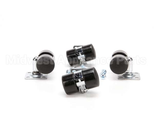 10314-01 Silver King Kit Casters 1 7/16 Wh/1 3/4 Th