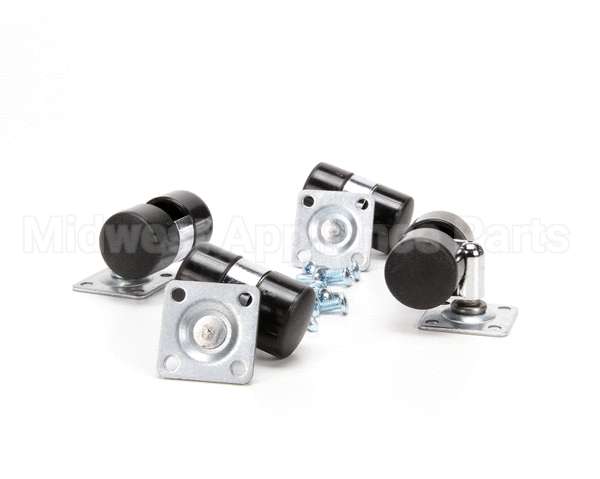 10314-01 Silver King Kit Casters 1 7/16 Wh/1 3/4 Th