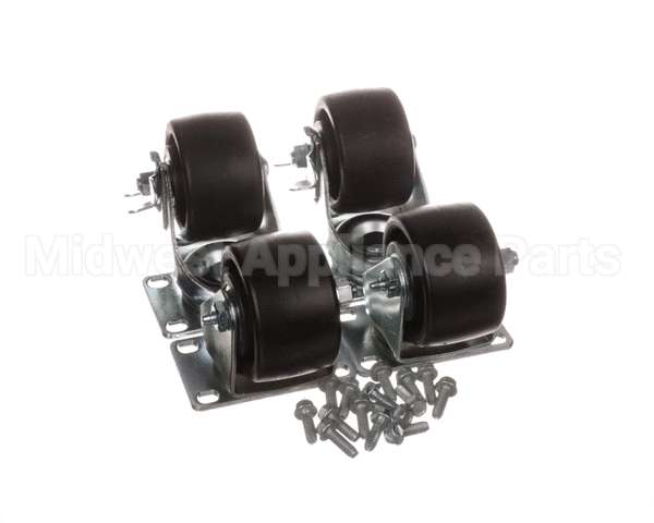 10314-102 Silver King Kit Caster Plate 3 In Wh/4 In