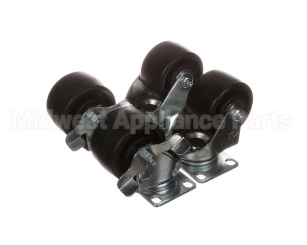 10314-102 Silver King Kit Caster Plate 3 In Wh/4 In