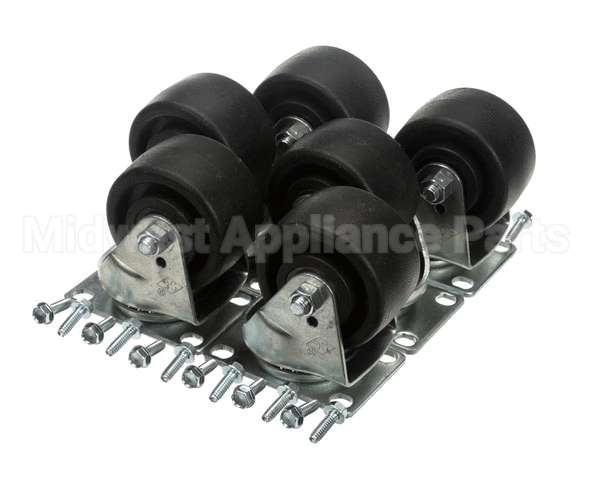 10314-105 Silver King 4'' Caster Plate Kit W/O Brake