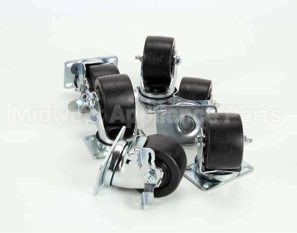 10314-91 Silver King Kit Caster Plate 3 In Wh/4 In