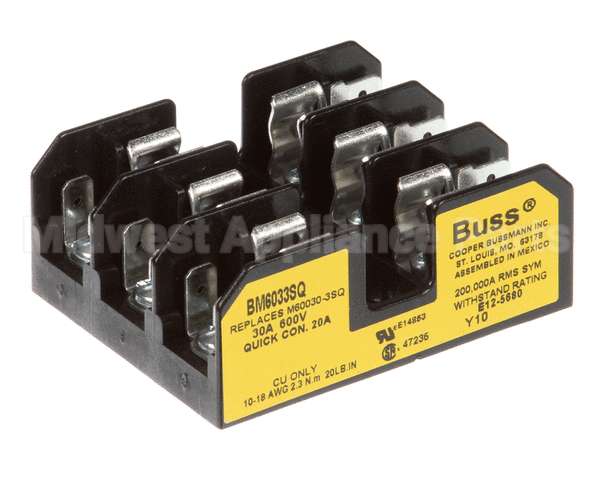 106925 Champion - Moyer Diebel Fuse Block 600V/30A 3P Cc Type