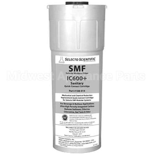 108-014 Compatible Selecto Scientific Cartridge, Water Filtr -Ic614