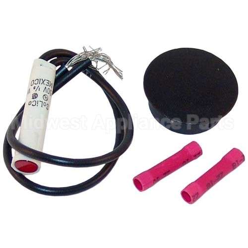 109912 Compatible Midwest Appliance Parts Light, Signal - Red Round