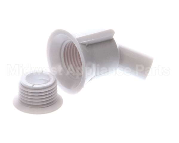 11-01895 Master-Bilt Drain Flange With Adapter, Whi